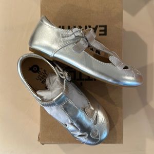 Old soles new toddler girls  12 leather silver bunny kitty